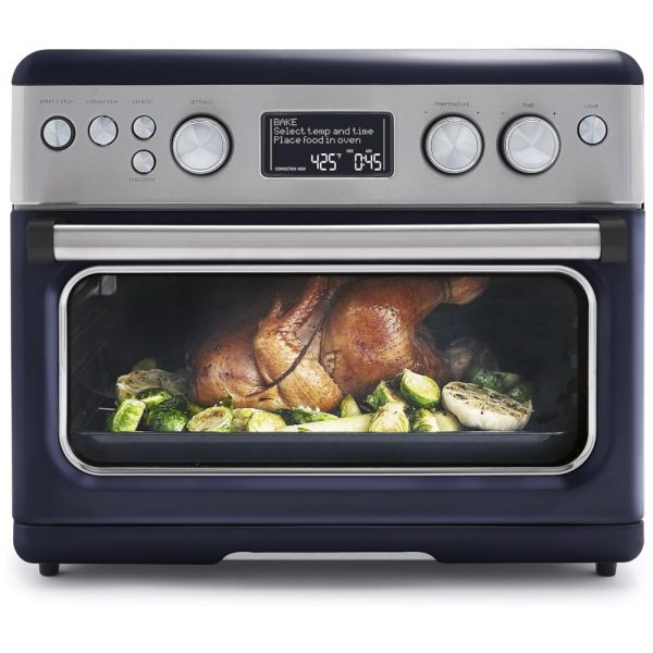 ectq1r3lpnvc0b_0 jpg - Forno Elétrico de Bancada 13 em 1, 28L com Função Air Fryer, Bandeja de Cerâmica Antiaderente e Prateleiras Ajustáveis, 110V 1800W, GreenPan, Azul