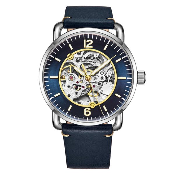 ectq1_2793_0 jpg - Relógio Masculino Stuhrling Mantra 3972 Automático 42mm, Azul