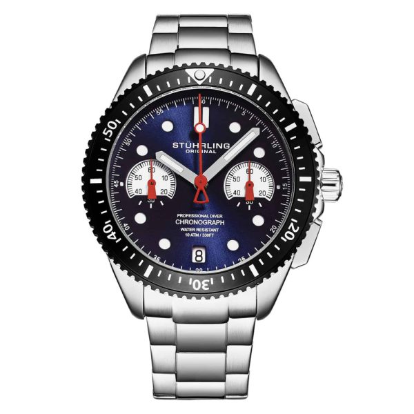 ectq1_6104_0 jpg - Relógio Masculino Stuhrling Velocity 4016 Quartzo 42mm, Prata e Azul