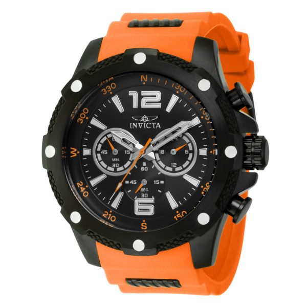 ectq20034_vni_0 jpg - Relógio Masculino Analógico de Quartzo 50mm, Invicta I Force 43002, Laranja