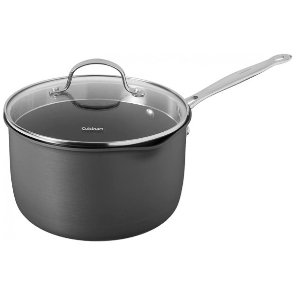 ectq20j0pe000b_0 jpg - Panela Antiaderente com Tampa de Vidro, 3 Litros, Aço Inoxidável, Cuisinart Chefs Classic