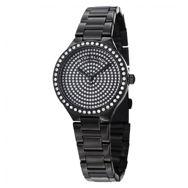 ectq20_386_0 jpg - Relógio Feminino Stuhrling Symphony 683 Quartzo 32mm, Preto