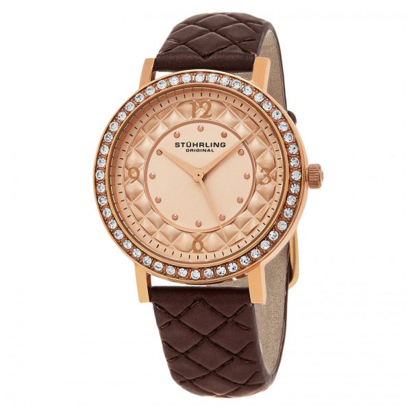 ectq20_687_0 jpg - Relógio Feminino Stuhrling Audrey 786 Quartzo 38mm, Bege