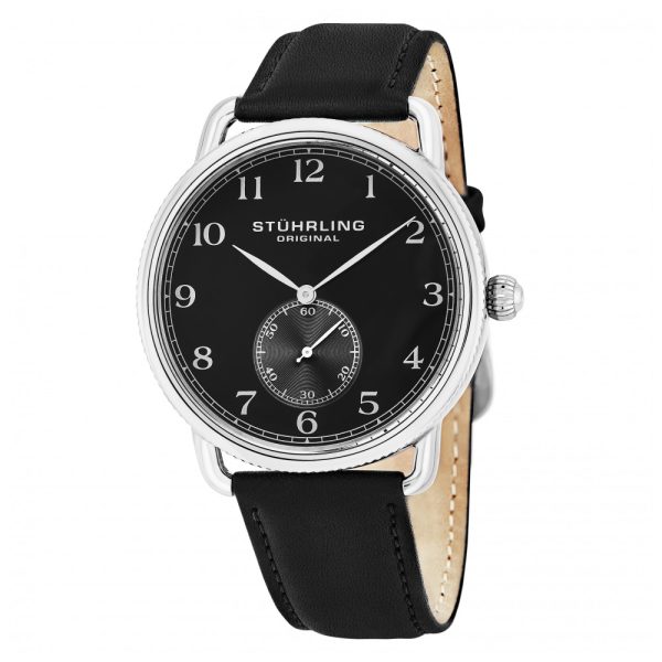 ectq20_702_0 jpg - Relógio Masculino Stuhrling Decoração 207 Quartzo 41mm, Preto