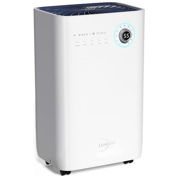 ectq23vj9s8c0b_0 jpg - Desumidificador para Grandes Ambientes até 418 m2 50 Pints com Drenagem Automática, Lumysis, Branco