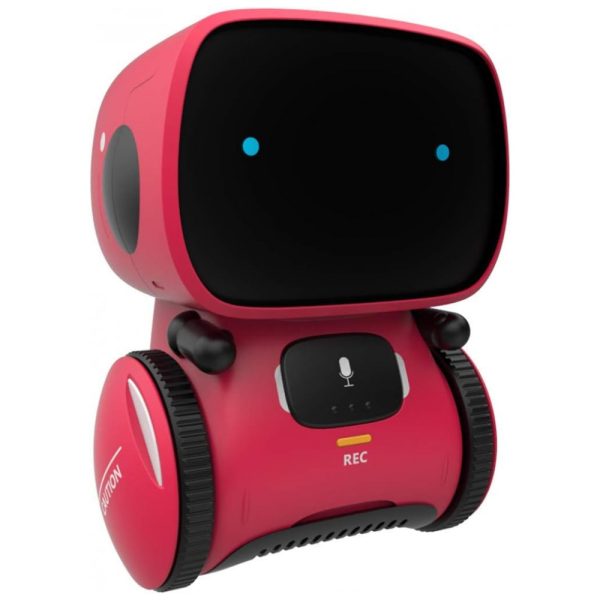 ectq23wxwmp70b_0 jpg - GILOBABY Robô Interativo com Sensor de Toque, Controle de Voz, Reconhecimento de Fala, Canta e Dança, 4 a 7 Anos, 98K Robot, Rosa