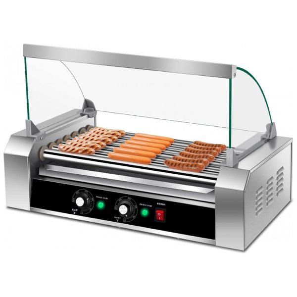 ectq24sqd2180b_0 jpg - Máquina de Salsicha Profissional em Aço Inoxidável até 18 Unidades, 1200W, 110v, HAPPYGRILL, Prateado