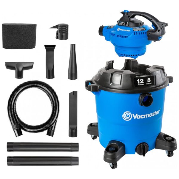 ectq250ye3200b_0 jpg - Aspirador de Pó Seco e Úmido 45L, 5CV de Potência com Extensores, 110v, VACMASTER VBV1210, Azul