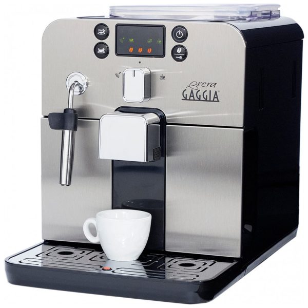 ectq28u3vx300b_0 jpg - Máquina de Café Expresso em Aço Inoxidável com Bocal de Leite e Tela LED, 110V, Gaggia, Preta