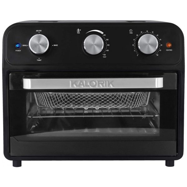 ectq2d6grb680b_0 jpg - Forno Elétrico de Banda 22L Multifunções em Aço Inoxidável, 110v, KALORIK AFO 46129 BK CA, Preto