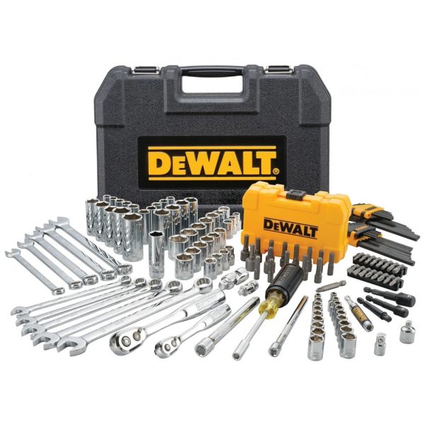 ectq2h1vvlw00b_0 jpg - Kit de Ferramentas com Maleta de zenamento, 142 Peças, DEWALT DWMT73802, Amarelo