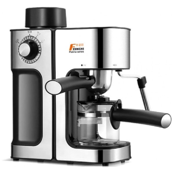 ectq2jyy8w680b_0 jpg - Cafeteira Elétrica Expresso Automática 1.4L de Aço Inoxidável, 800W, 110v, GENERIC, Prateado