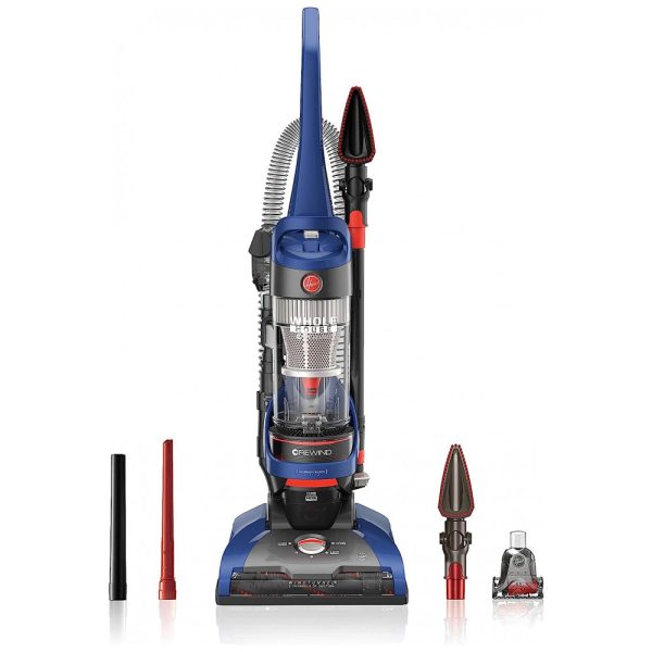 ectq2qttftm10b_0 jpg - Aspirador de Pó WindTunnel com 2 Rebobinador com Filtro HEPA, 110v, HOOVER UH71250, Azul