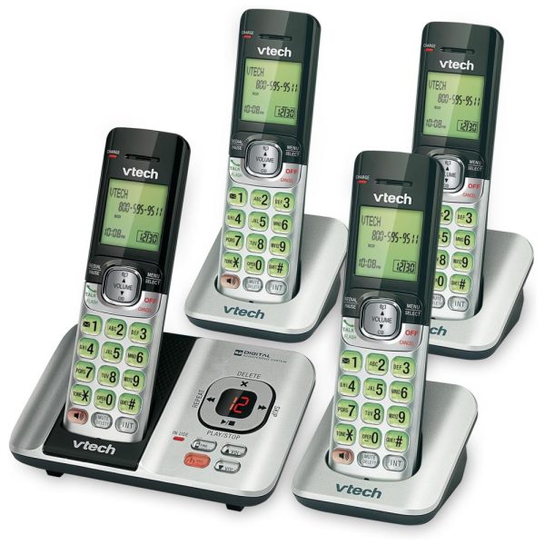 ectq2r0syhw00b_0 jpg - Telefone Sem fio Atendimento Identificação de Chamadas, Em Espera, 4 Aparelhos, VTECH CS6529 4, Prateado