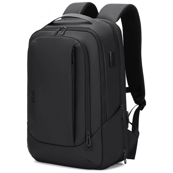 ectq2r5pfhl90b_0 jpg - Mochila Unissex para Laptop com Porta USB, FENRUIEN, Preto