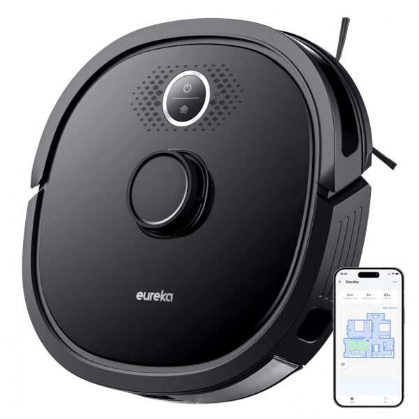 ectq2rdbzylb0b_0 jpg - Aspirador de Pó Robô Eureka NER650 com Conexão via APP WI FI e Mapeamento Multinível, 110V, Preto