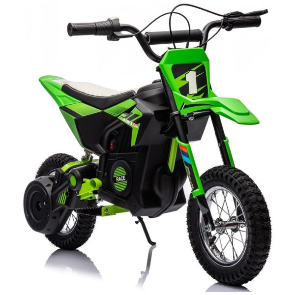 ectq2rntsd6c0b_0 jpg - Moto Elétrica Off Road Infantil a Bateria 24V com Motor de 250W, Atinge 22 KM, H, PALBYS, Verde