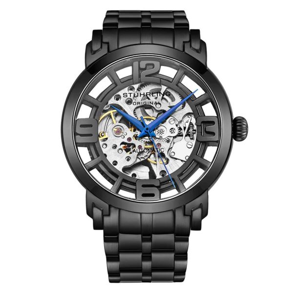 ectq2_4693_0 jpg - Relógio Masculino Stuhrling 3964 Automático 42mm, Preto