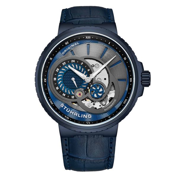 ectq30_699_0 jpg - Relógio Masculino Stuhrling 996 Automático 45mm, Azul