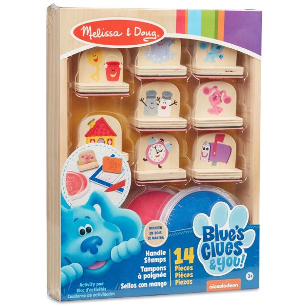 ectq34w6dvx80b_0 jpg - Blues Clues You Kit de Carimbos de Madeira e Bloco de Atividades, 15 Peças, MELISSA DOUG 33015, Marrom