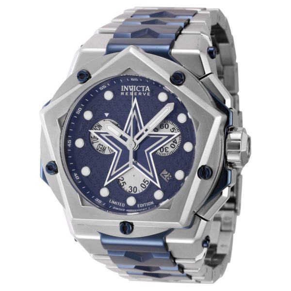 ectq39444_vni_0 jpg - Relgio masculino reserva NFL Dallas Cowboys Swiss Ronda Z60 calibre 54 mm. Ao. Azul Escuro 44493, Invicta