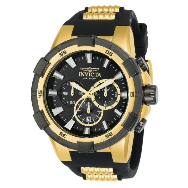 ectq39632_vni_0 jpg - Relgio masculino aviador 51,5 mm. Ouro. Preto 23693, Invicta