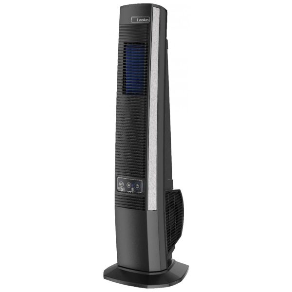 ectq3blsxd980b_0 jpg - Ventilador de Torre para Pátios, Decks e Varandas com Tecnologia Bluetooth e 4 Velocidades, 110V, Lasko YF200, Preto