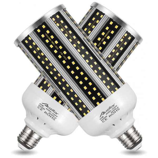 ectq3fw8f8280b_0 jpg - Lâmpada LED 500W 6000 Lumens 6500K Branca com Base E26, E27, 2 Unidades, AUZILAR, Branco