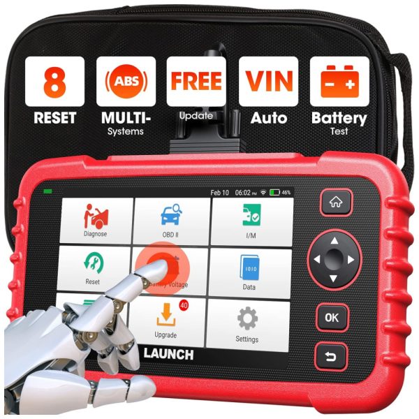 ectq3kcg9kr70b_0 jpg - Scanner Automotivo OBD2 Atualização Wi Fi do AutoVIN 9 Idiomas Incluso Português, LAUNCH, Preto