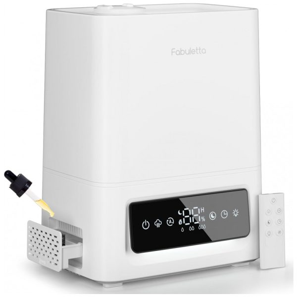 ectq3s55k7lb0b_0 jpg - Umidificador Ultrassônico Rápido e Silencioso 6 Litros, Cobertura 70m2, 110V, FABULETTA, Branco