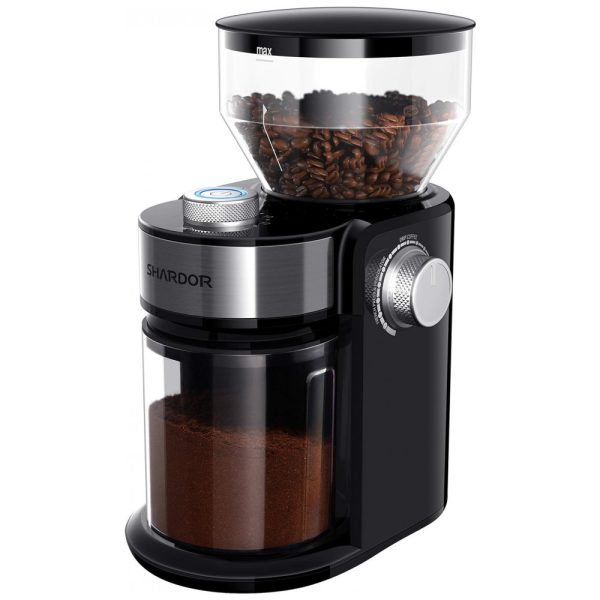 ectq3w6n8f780b_0 jpg - Moedor de Café Elétrico Portátil SHARDOR com 16 Níveis de Moagem e Lâminas em Aço Inoxidável, 110V