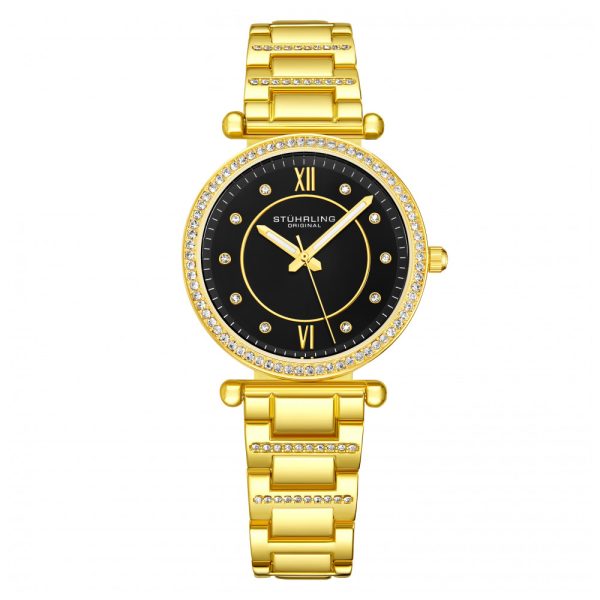 ectq3_6093_0 jpg - Relógio Feminino Stuhrling Aria 3905 Quartzo 36mm, Dourado