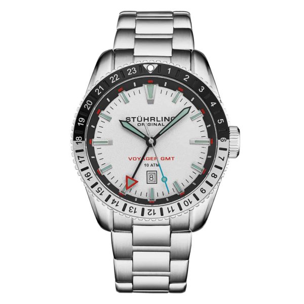 ectq3_7104_0 jpg - Relógio Masculino Stuhrling Voyager GMT 4017 Quartzo 42mm, Prata