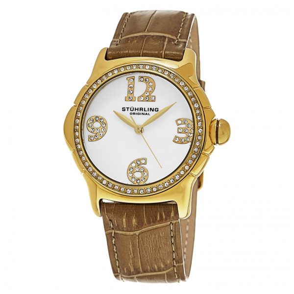 ectq40_295_0 jpg - Relógio Feminino Stuhrling Chique 592 Quartzo 38mm, Dourado