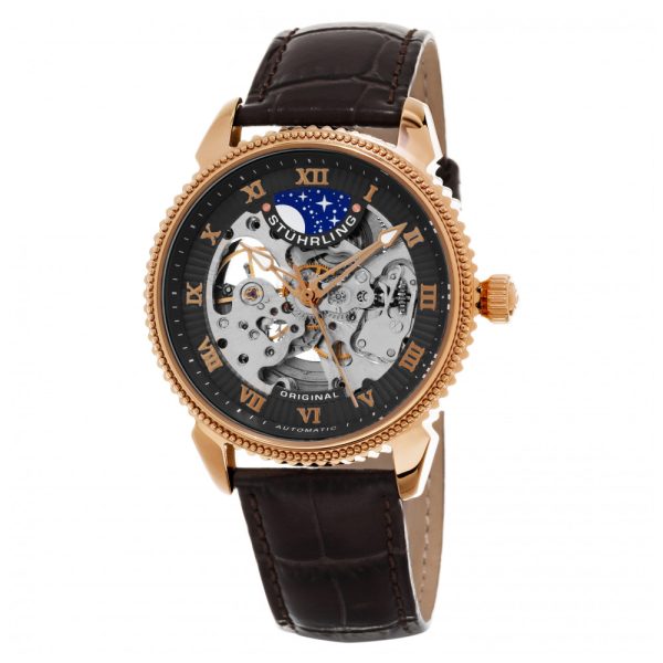 ectq40_538_0 jpg - Relógio Masculino Stuhrling Special Reserve 835.04 Automático 40mm, Marrom