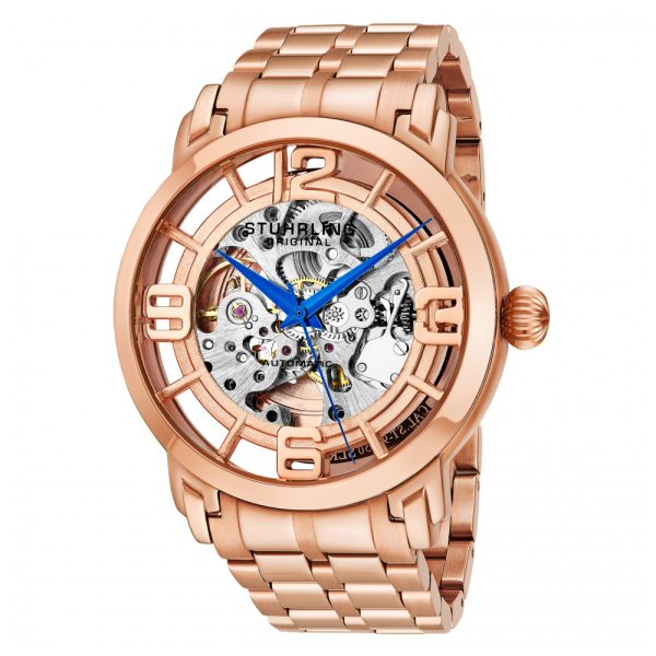 ectq414433_b2b561_0 jpg - Relógio Masculino Stuhrling Elite 165B2B Automático 44mm, Rose Gold