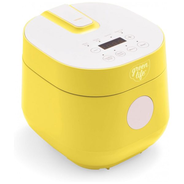 ectq41dmvk990b_0 jpg - Panela de Arroz Elétrica 960mL, com Controle de Temperatura, Amarela, 110v, GREENLIFE CC005064 001, Amarelo