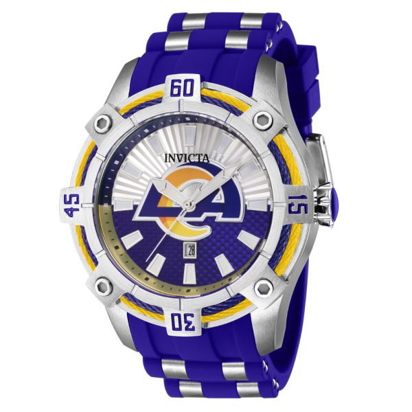 ectq42334_gz_vni_0 jpg - Relgio Masculino NFL Los Angeles Rams de Ao Inoxidvel de 52mm em Azul Invicta