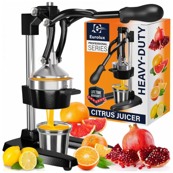 ectq42j3m5l80b_0 jpg - Espremedor de Frutas Profissional Manual Eurolux em Aço Inoxidável, Preto