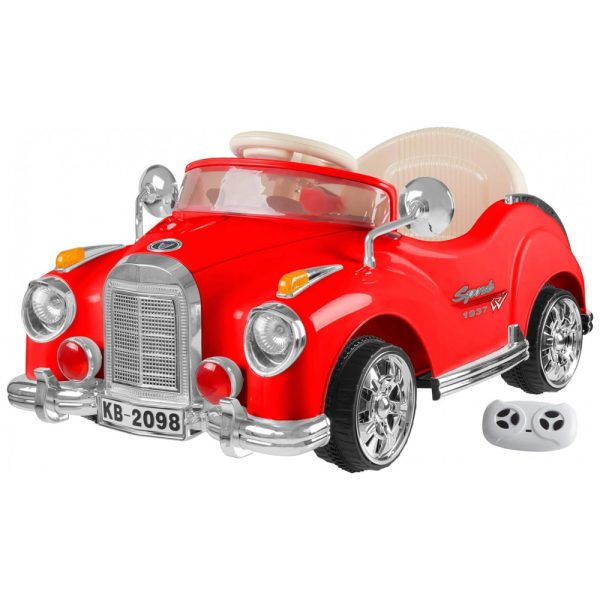 ectq4839hjk00b_0 jpg - Carro Elétrico Infantil a Bateria com Controle Remoto e Som para Crianças de 3 a 6 Anos, 6V, Lil Rider Esportivo Clássico, Vermelho