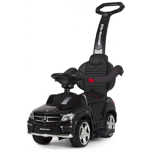 ectq4jcf5w7b0b_0 jpg - Carrinho de Passeio Infantil 4 em 1 com Alça e Movido a Bateria para Crianças de 1 a 3 Anos, Best Ride Mercedes, Preto