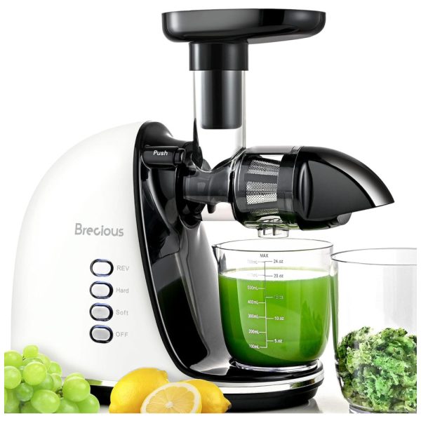 ectq4kjyxqrc0b_0 jpg - Centrifuga de Frutas com 2 Velocidades, Motor Silencioso e Função Reversa, 110V 150W, BRECIOUS, Branca