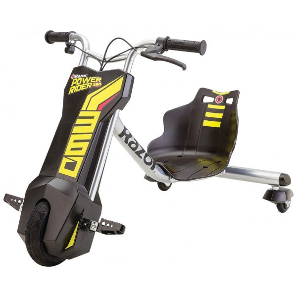 ectq4ojstoh00b_0 jpg - Triciclo Elétrico Bateria 12V, Atinge até 14 km por hora, Suporta 54 kg, RAZOR, Preto