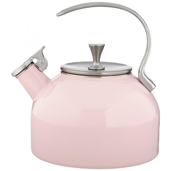 ectq4z2p4ff70b_0 jpg - Chaleira de Chá 2.5L com Apito, Aço Inoxidável, KATE SPADE NEW YORK 880192, Rosa