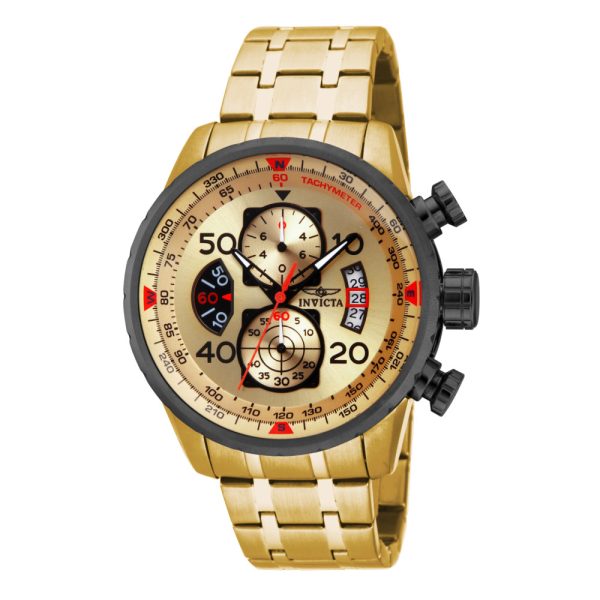 ectq50271_vni_0 jpg - Relógio Masculino Aviator, Invicta 17205, Dourado e Cinza