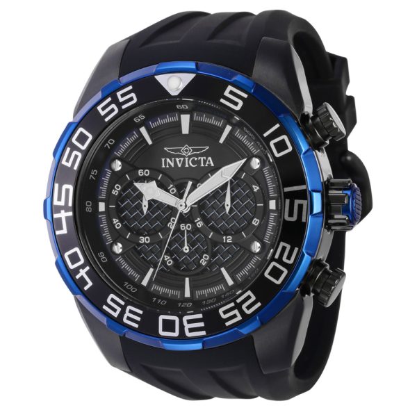 ectq51773_vni_0 jpg - Relógio Masculino Analógico de Quartzo 50mm, Invicta Speedway SCUBA 37715, Preto