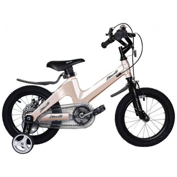 ectq51wjw5j70b_0 jpg - Bicicleta Infantil BMX com Freio a Disco Duplo e Rodas de Treinamento, NICE C, Creme