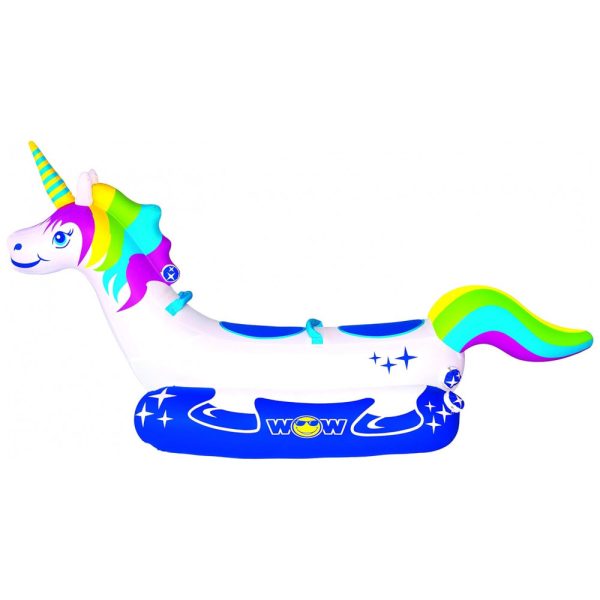 ectq56yyjpz70b_0 jpg - Tubo Unicorn Rebocável Aquática WOW Sports para 2 Pessoas, Branco