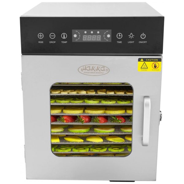 ectq574jtfd90b_0 jpg - Desidratador de Alimentos Profissional com 10 Bandejas em Aço Inoxidável, 110V 400W, Hakka