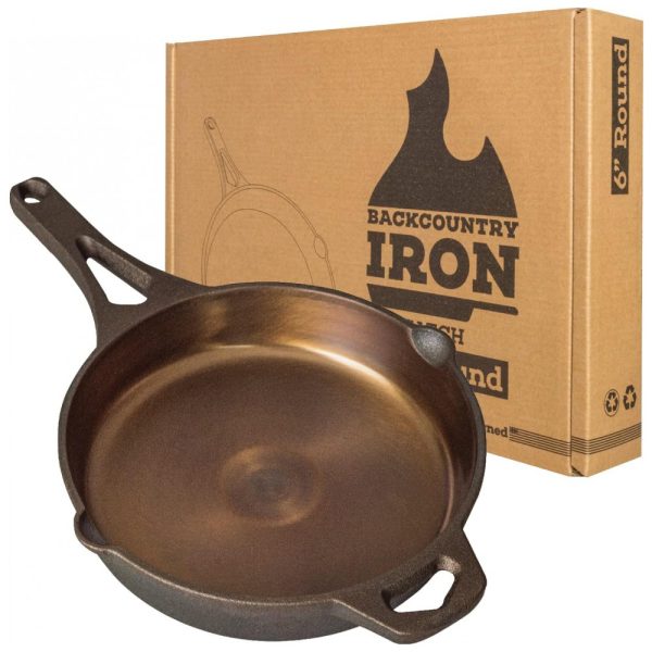 ectq5bd2hxc90b_0 jpg - Frigideira de Ferro Fundido Perfeita para Grelhar, BACKCOUNTRY IRON, Preto